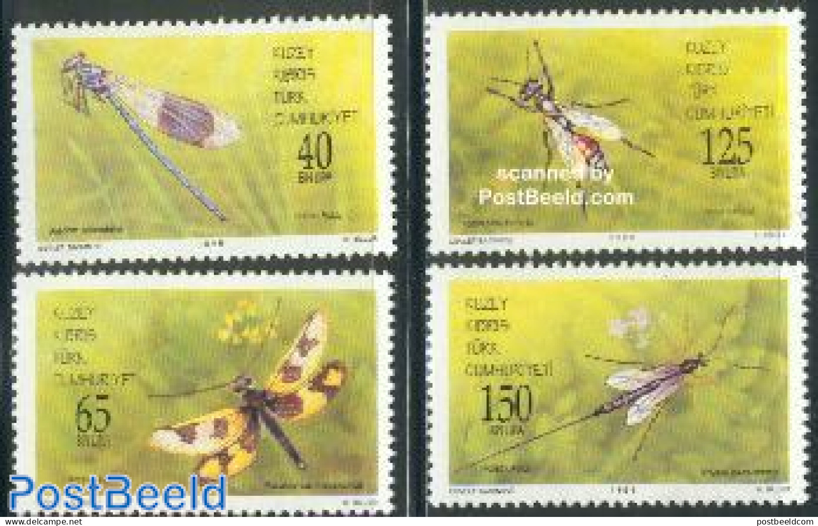Turkish Cyprus 1998 Insects 4v, Mint NH, Nature - Butterflies - Insects - Autres & Non Classés