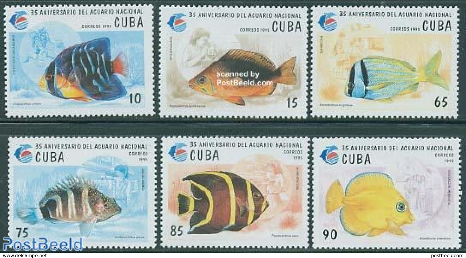 Cuba 1995 Fish 6v, Mint NH, Nature - Fish - Neufs
