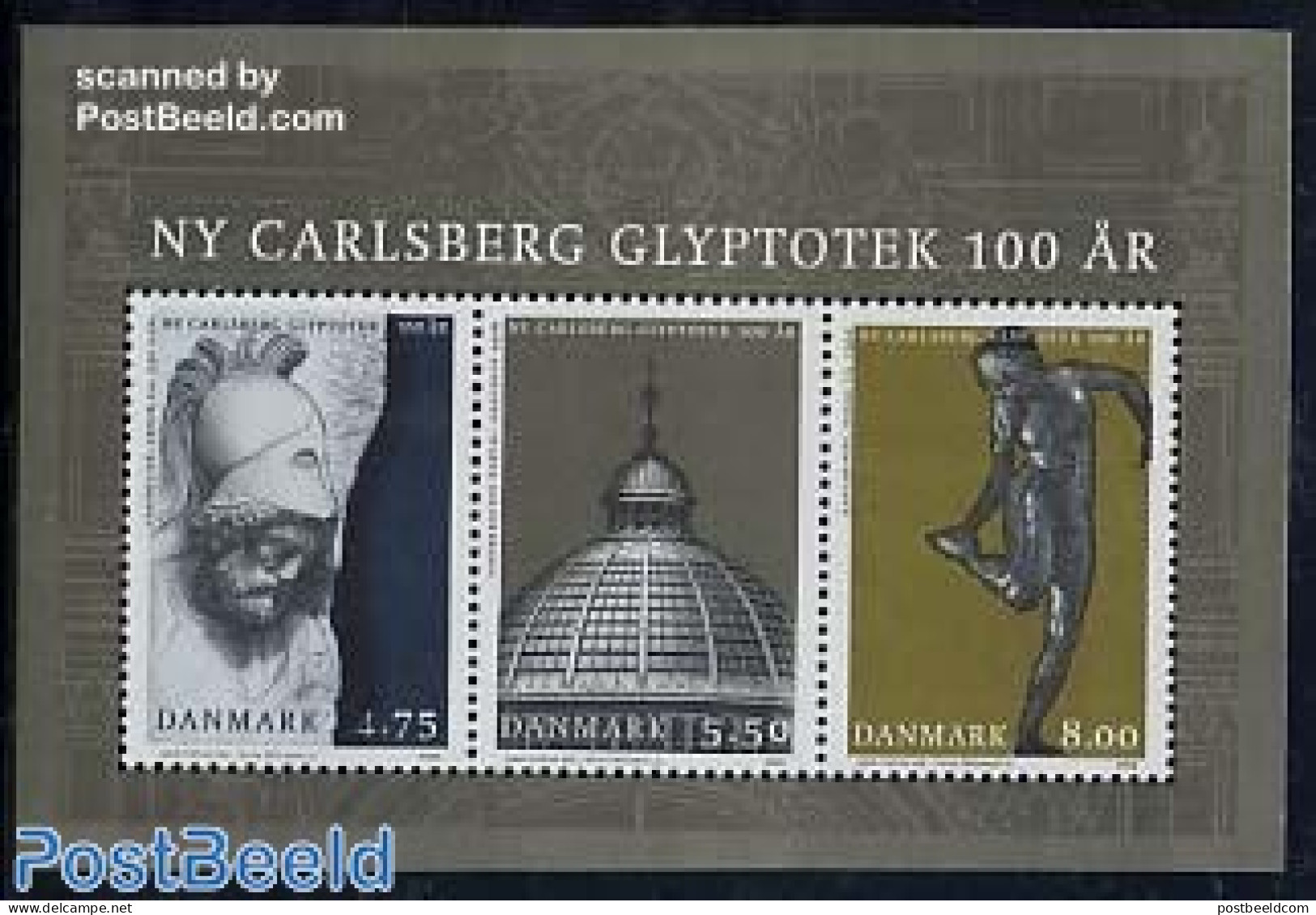 Denmark 2006 New Carlsberg Glyptotek S/s, Mint NH, Art - Museums - Sculpture - Unused Stamps