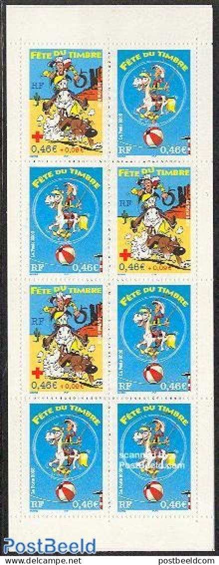 France 2003 Lucky Luke Booklet, Mint NH, Nature - Performance Art - Dogs - Horses - Circus - Stamp Booklets - Art - Co.. - Ungebraucht