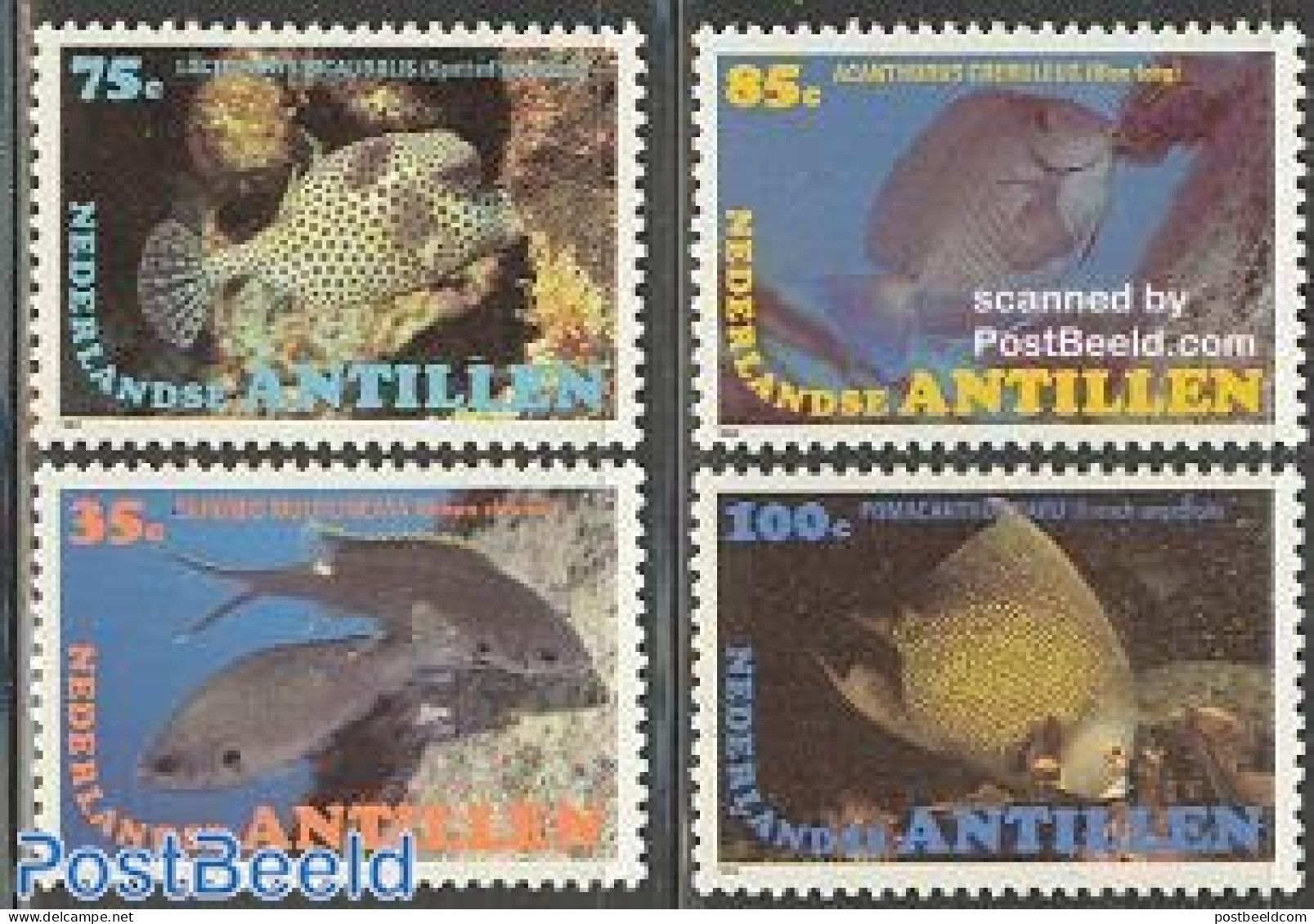 Netherlands Antilles 1982 Fish 4v, Mint NH, Nature - Fish - Fishes
