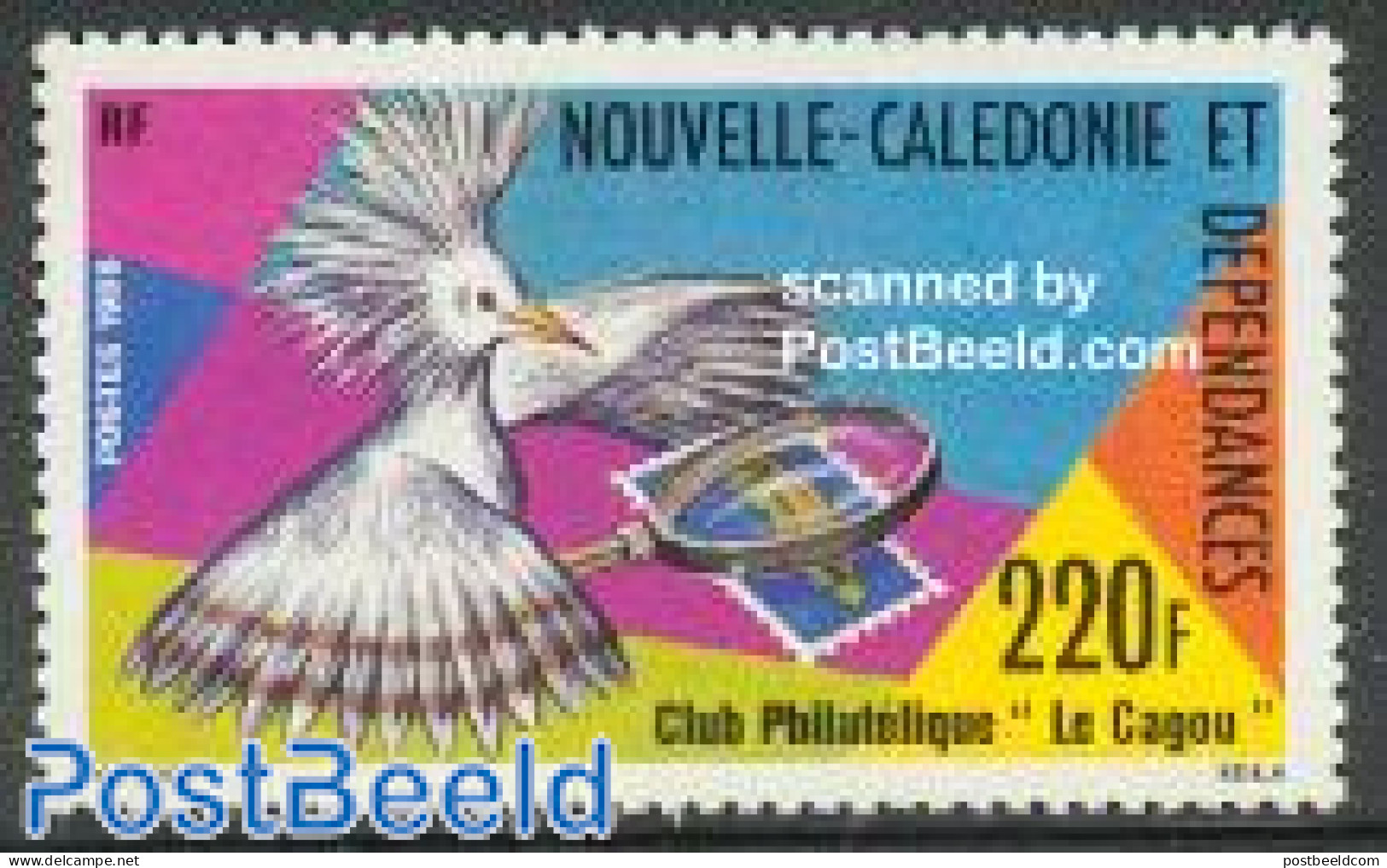 New Caledonia 1985 Le Cagou 1v, Mint NH, Nature - Birds - Philately - Stamps On Stamps - Ungebraucht