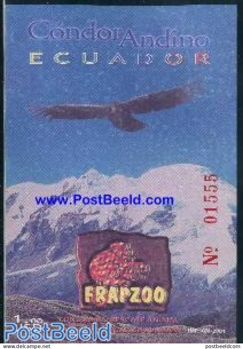 Ecuador 2001 Condor S/s, Mint NH, Nature - Birds - Birds Of Prey - Ecuador