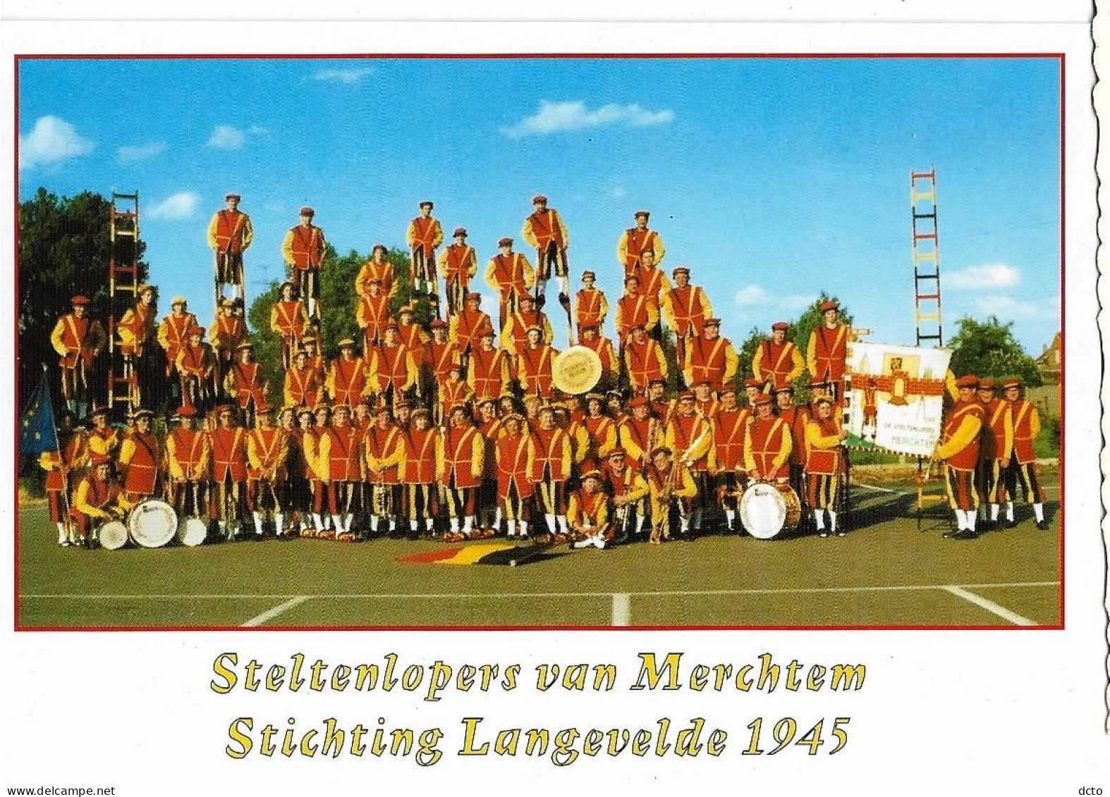 MERCHTEM (Belg) Steltenlopers Van M. Stichting Langevelde 1945 Ed. Thill, Cpm - Merchtem