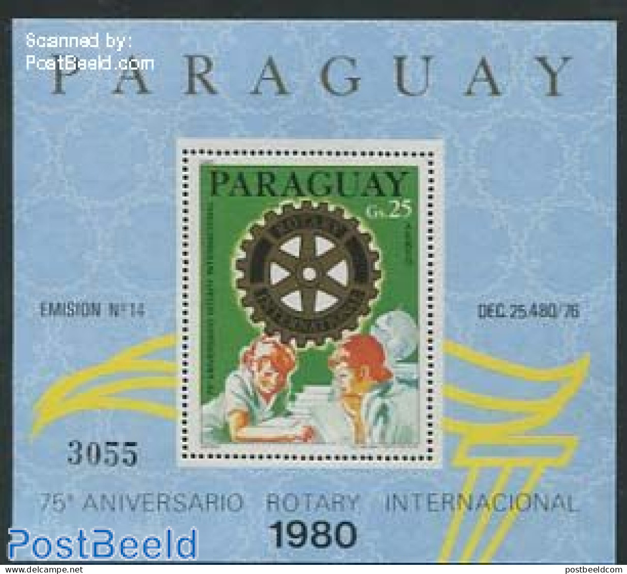 Paraguay 1980 Rotary S/s, Mint NH, Various - Rotary - Rotary, Lions Club