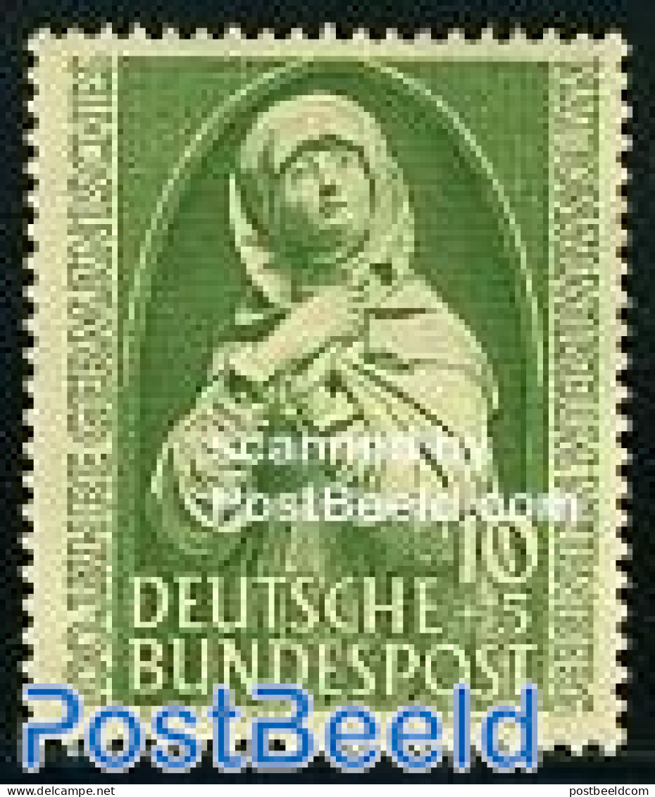 Germany, Federal Republic 1952 National Museum 1v, Mint NH, Religion - Religion - Art - Museums - Unused Stamps