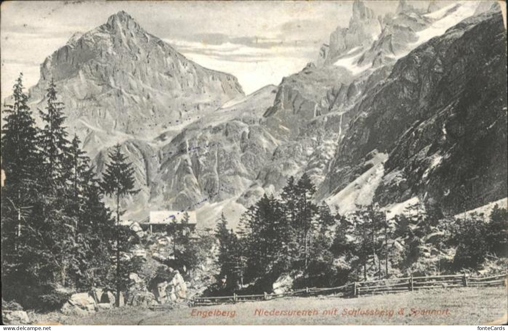 11026913 Engelberg_OW Niedersurenen Schlossberg Spannort - Autres & Non Classés