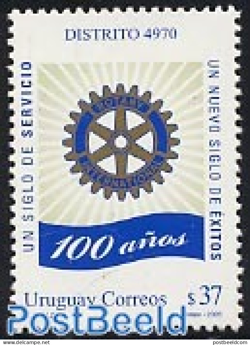 Uruguay 2005 Rotary Centenary 1v, Mint NH, Various - Rotary - Rotary, Club Leones