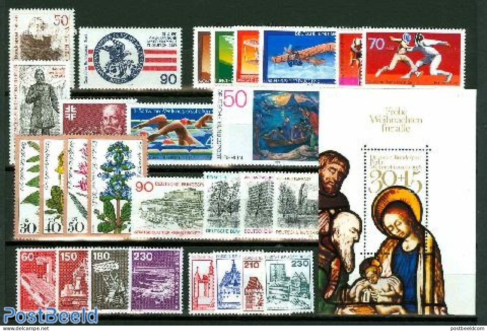 Germany, Berlin 1978 Yearset 1978, Complete, 28v + 1s/s, Mint NH, Various - Yearsets (by Country) - Ongebruikt