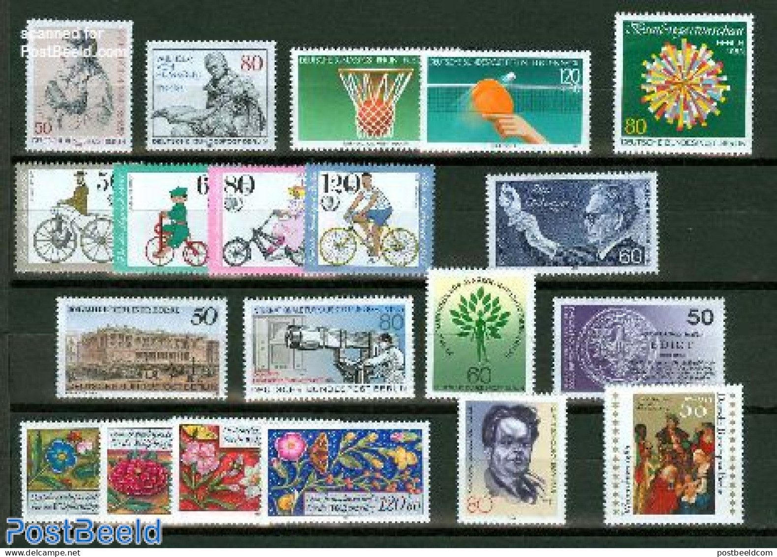 Germany, Berlin 1985 Yearset 1985, Complete, 20v, Mint NH, Various - Yearsets (by Country) - Neufs