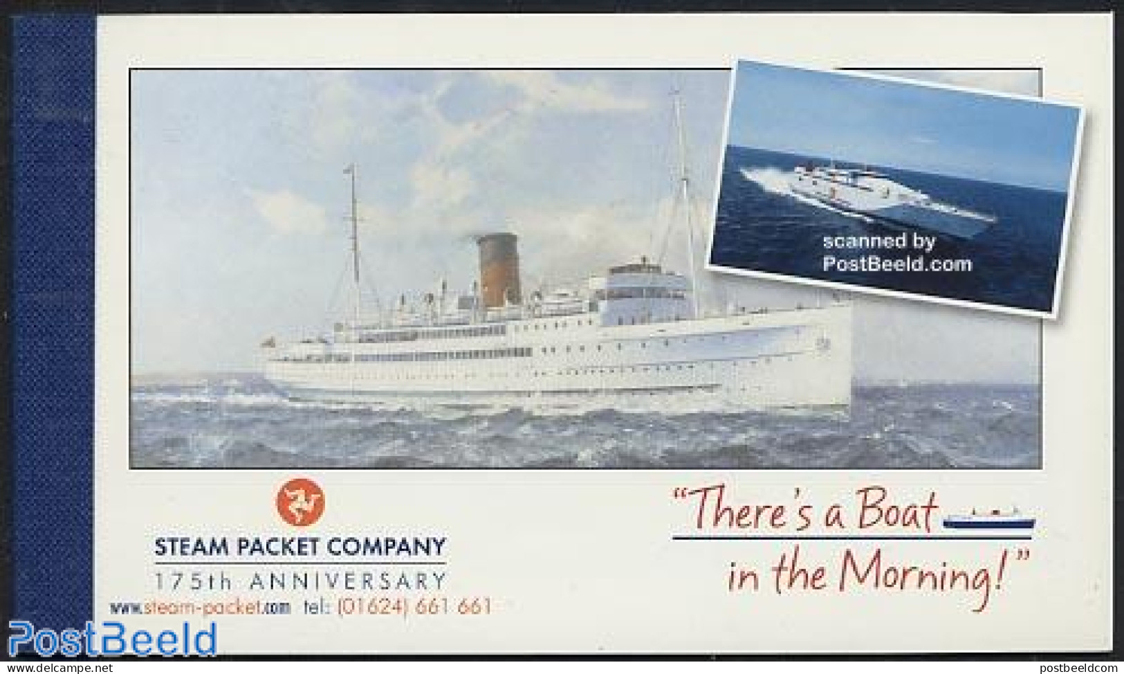 Isle Of Man 2005 Steam Packet Company Prestige Booklet, Mint NH, Transport - Stamp Booklets - Ships And Boats - Unclassified