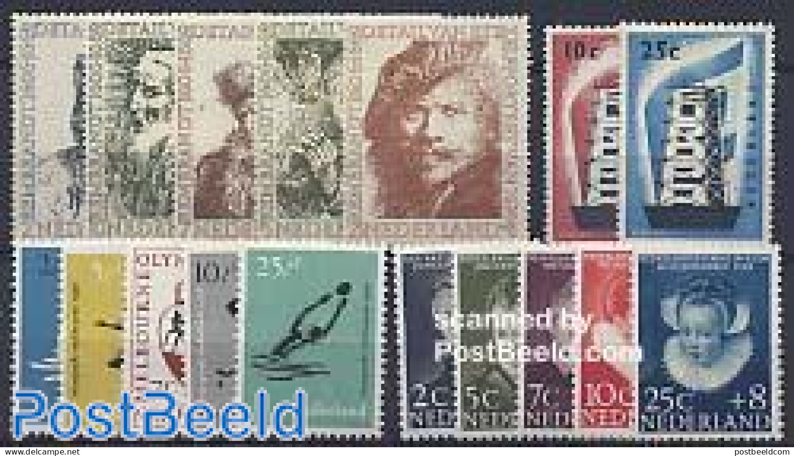 Netherlands 1956 Yearset 1956 (17v), Mint NH, Various - Yearsets (by Country) - Unused Stamps
