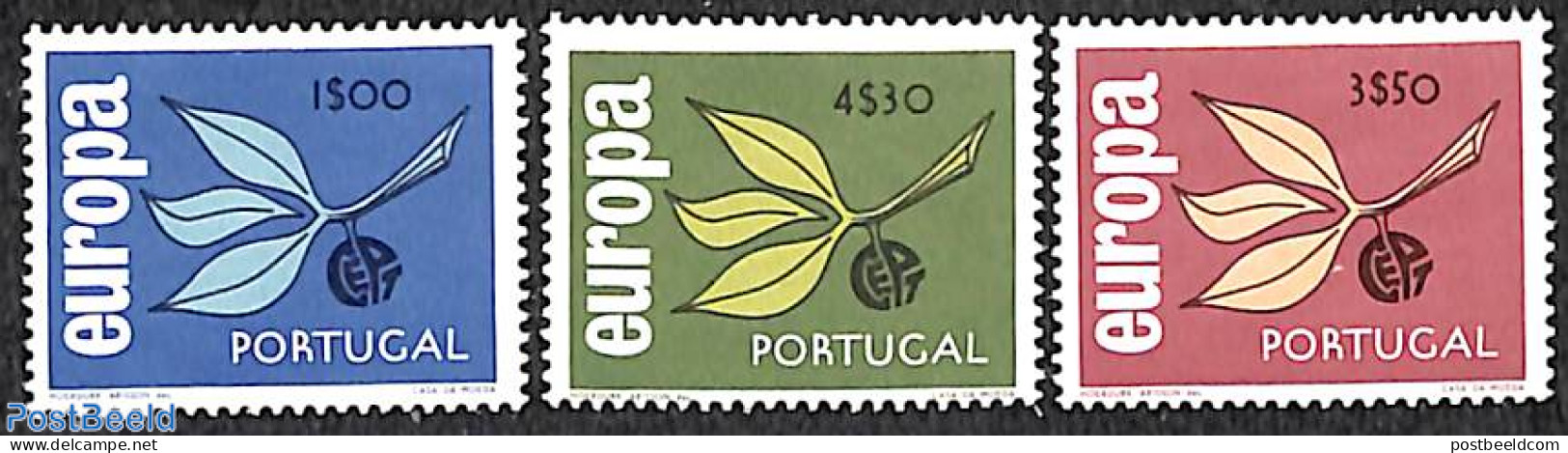 Portugal 1965 Europa 3v, Mint NH, History - Europa (cept) - Unused Stamps