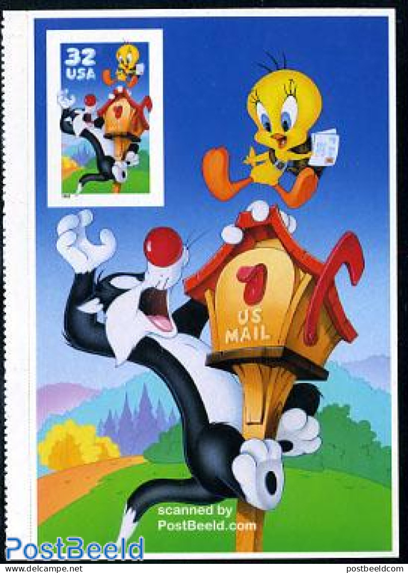 United States Of America 1998 Sylvester, Tweety 1v Imperforated, Mint NH, Art - Comics (except Disney) - Nuovi