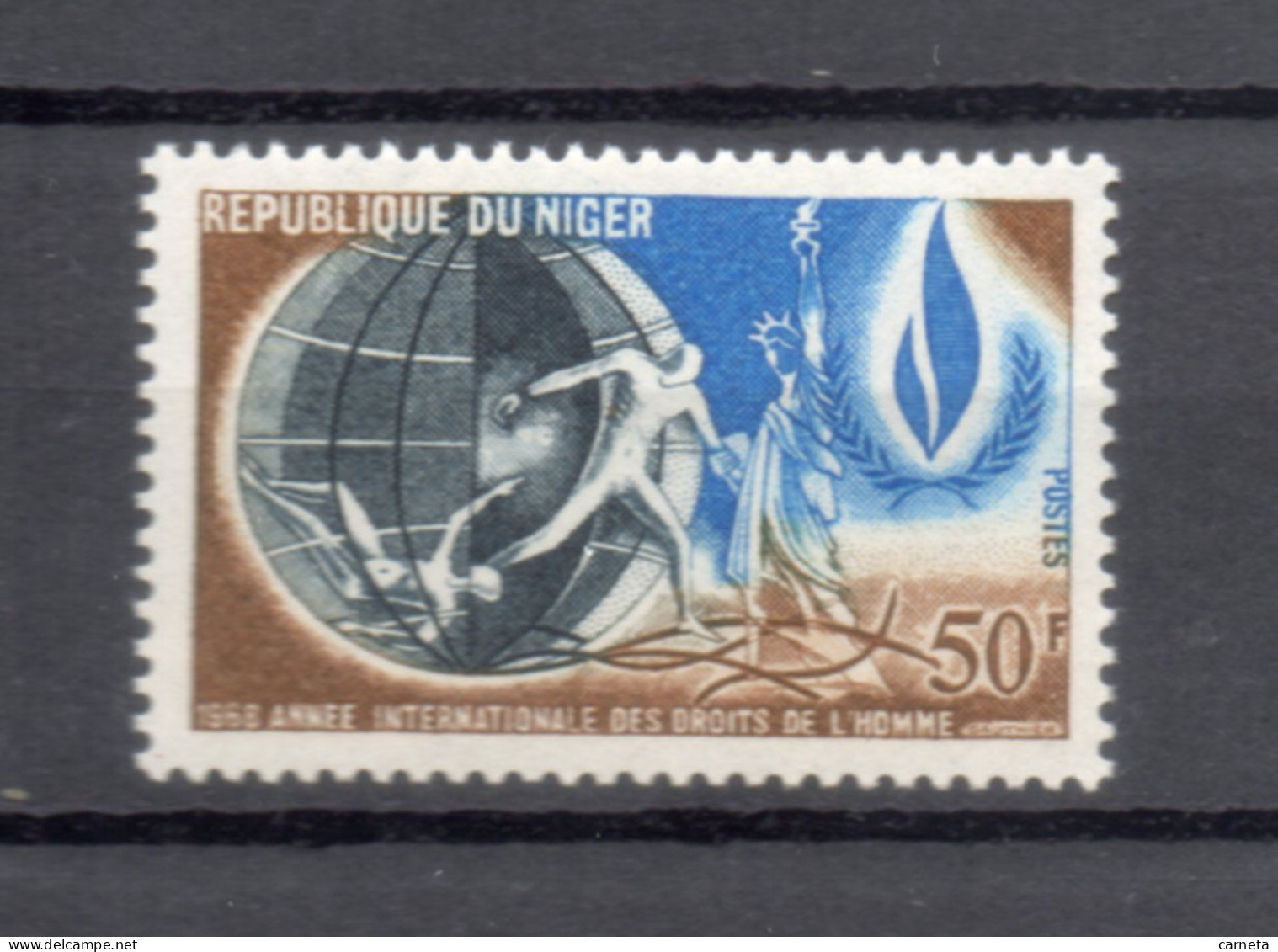 NIGER   N° 216    NEUF SANS CHARNIERE  COTE 1.20€    DROITS DE L'HOMME - Niger (1960-...)