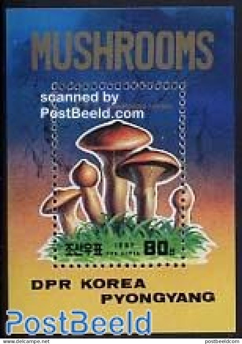 Korea, North 1987 Mushrooms S/s, Mint NH, Nature - Mushrooms - Mushrooms