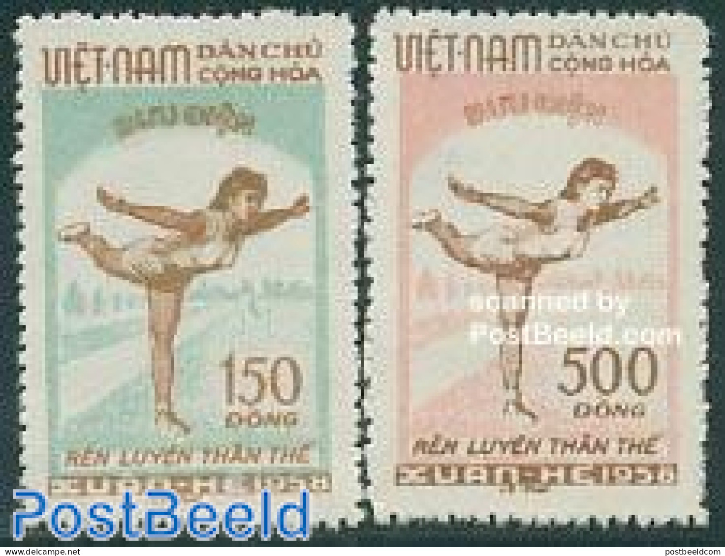 Vietnam 1958 Sport Promotion 2v, Mint NH, Sport - Gymnastics - Sport (other And Mixed) - Gymnastik