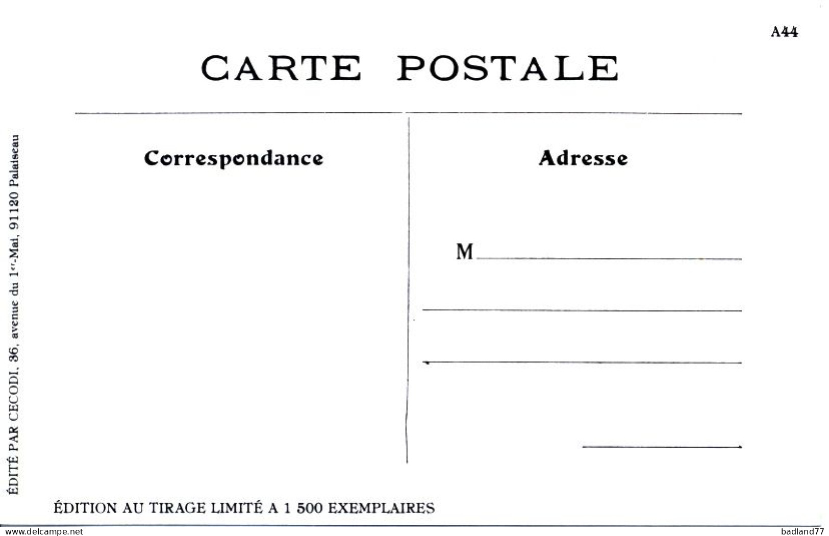 CP - C était La France - La Soupe Aux Halles  (reproduction CECODI N°A44) * - Petits Métiers à Paris