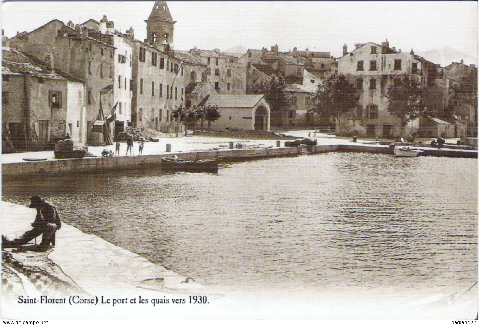 CP - Saint Florent - Corse - Port Et Quais 1930 (Reproduction)    * - Other & Unclassified