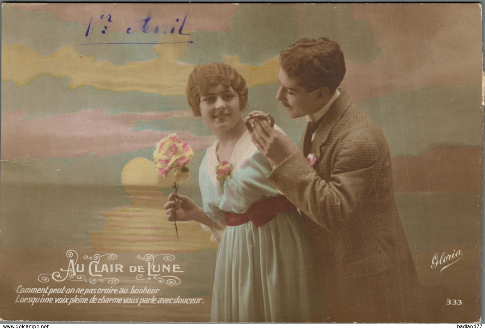 Lot 10 CPA Fantaisies - Couples