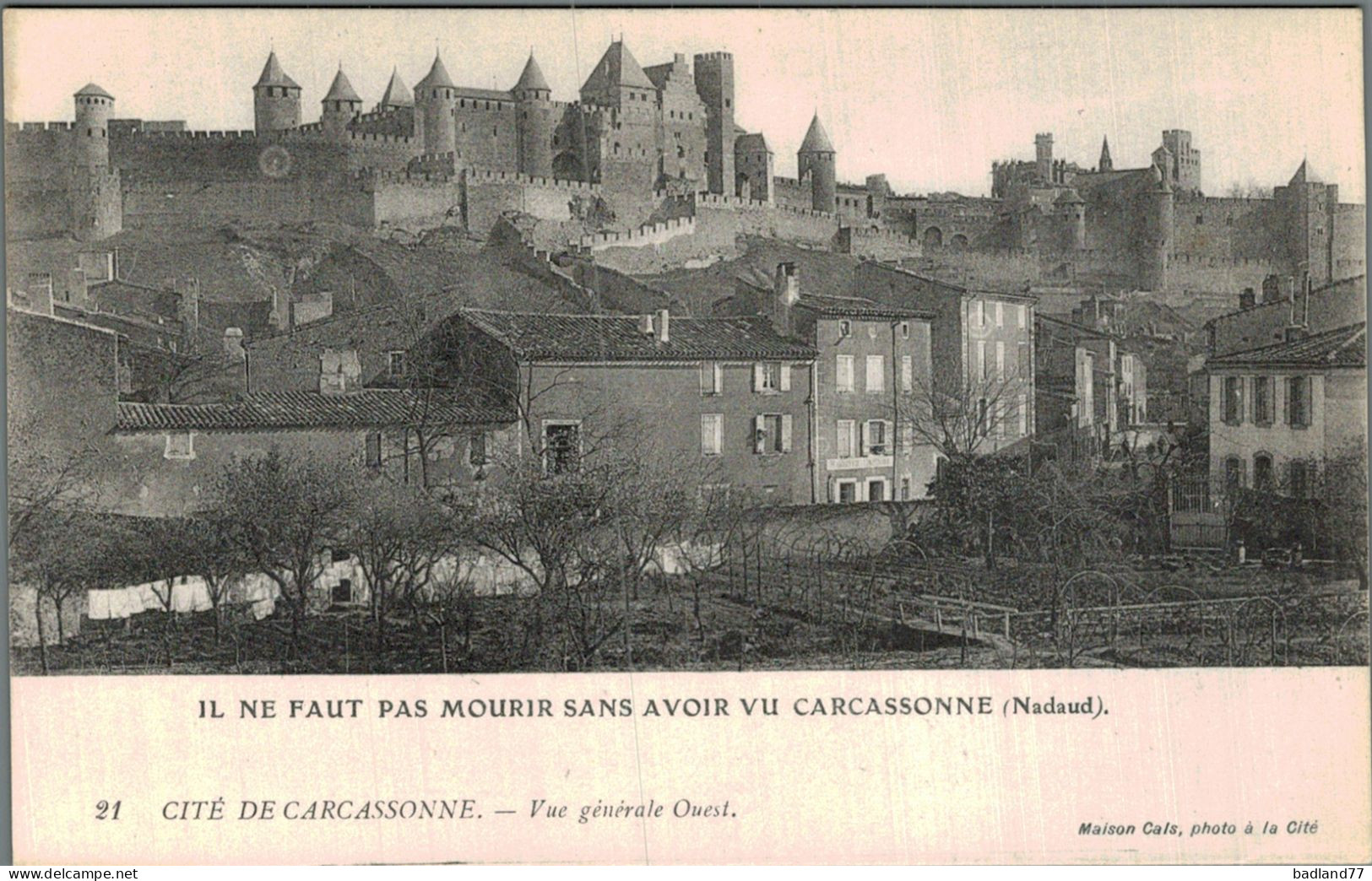 Lot 12 CPA - Chantilly Chalon Carcassonne Bayonne