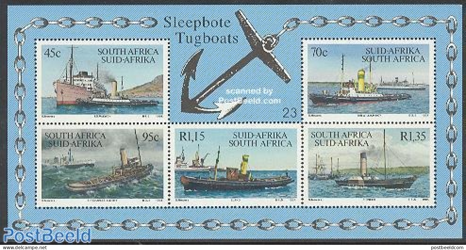 South Africa 1994 Haulage Ships S/s, Mint NH, Transport - Ships And Boats - Neufs