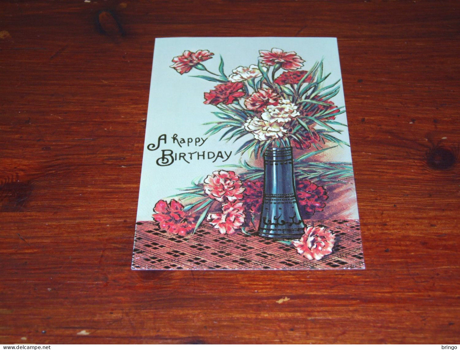 76163-      RELIEF CARD - A HAPPY BIRTHDAY - BLOEMEN / FLOWERS / BLUMEN / FLEURS / FIORI / FLORES - Fleurs