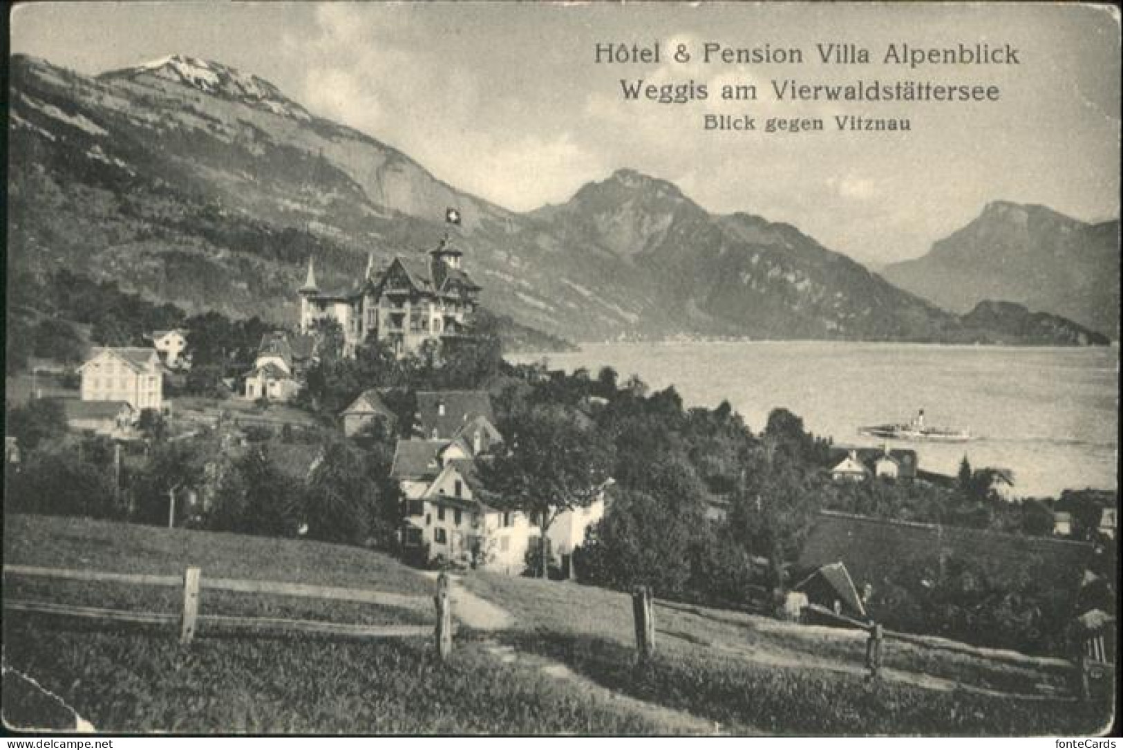11026474 Weggis_Vierwaldstaettersee Hotel Pension Villa Alpenblick - Other & Unclassified