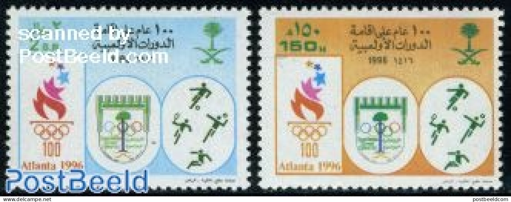 Saudi Arabia 1996 Olympic Games 2v, Mint NH, Sport - Olympic Games - Saoedi-Arabië