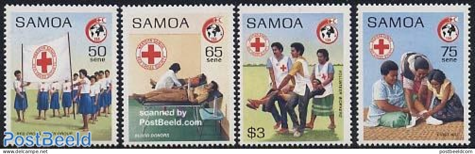 Samoa 1989 Red Cross 4v, Mint NH, Health - Red Cross - Croix-Rouge