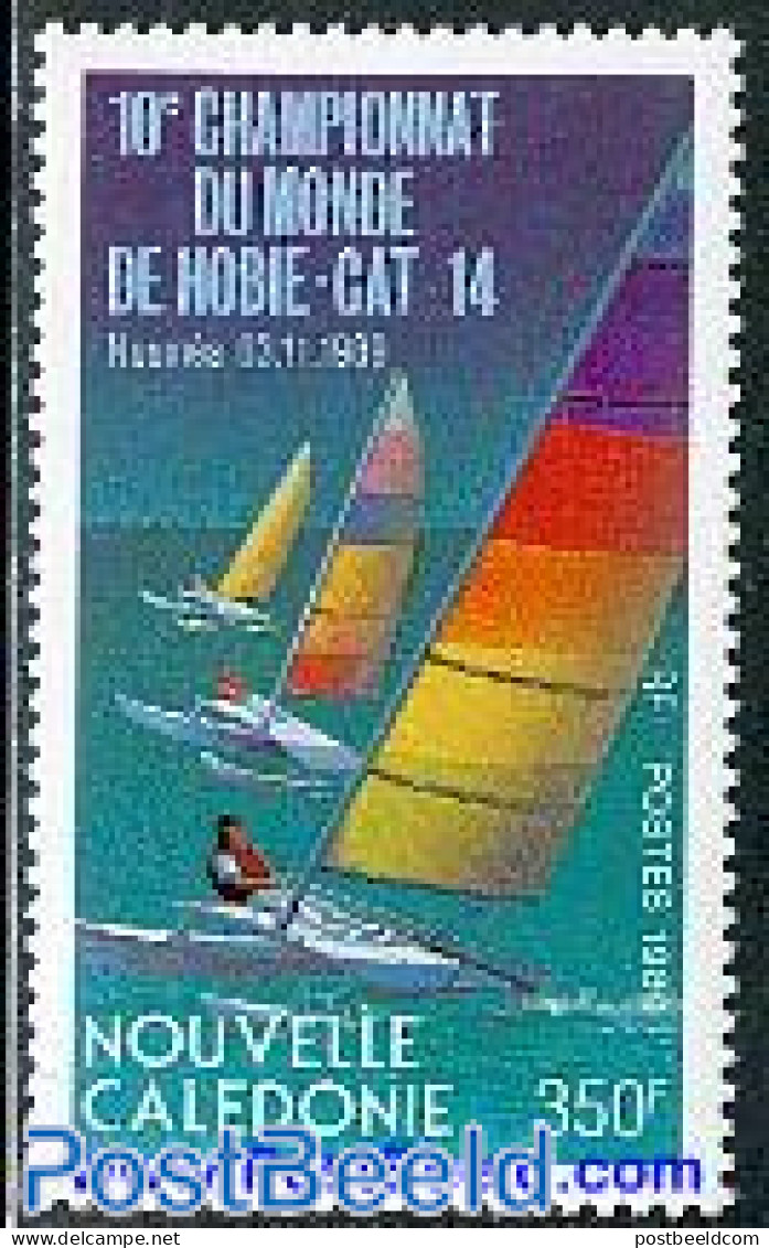 New Caledonia 1989 Hobie Cat 1v, Mint NH, Sport - Sailing - Sport (other And Mixed) - Ongebruikt