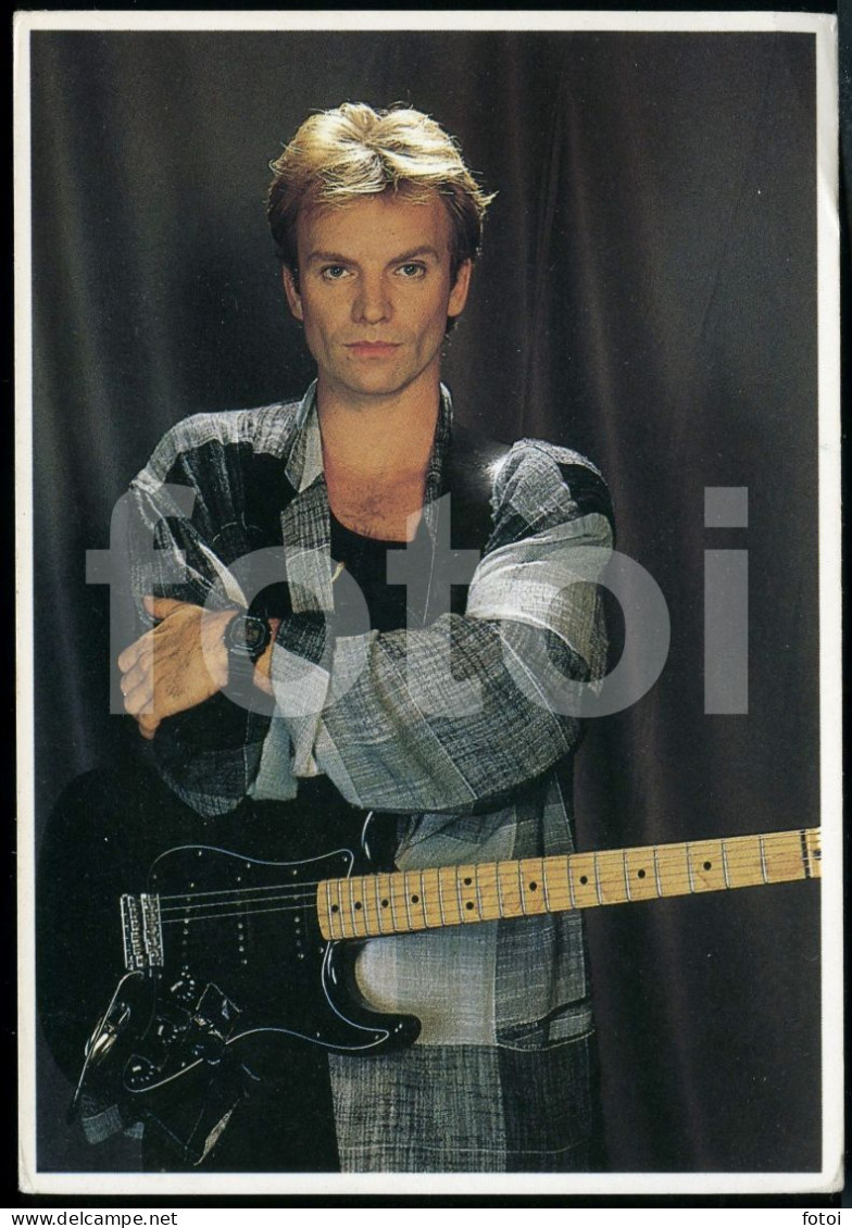 PHOTO POSTCARD MUSIC STING GUITAR POLICE CARTE POSTALE - Music And Musicians