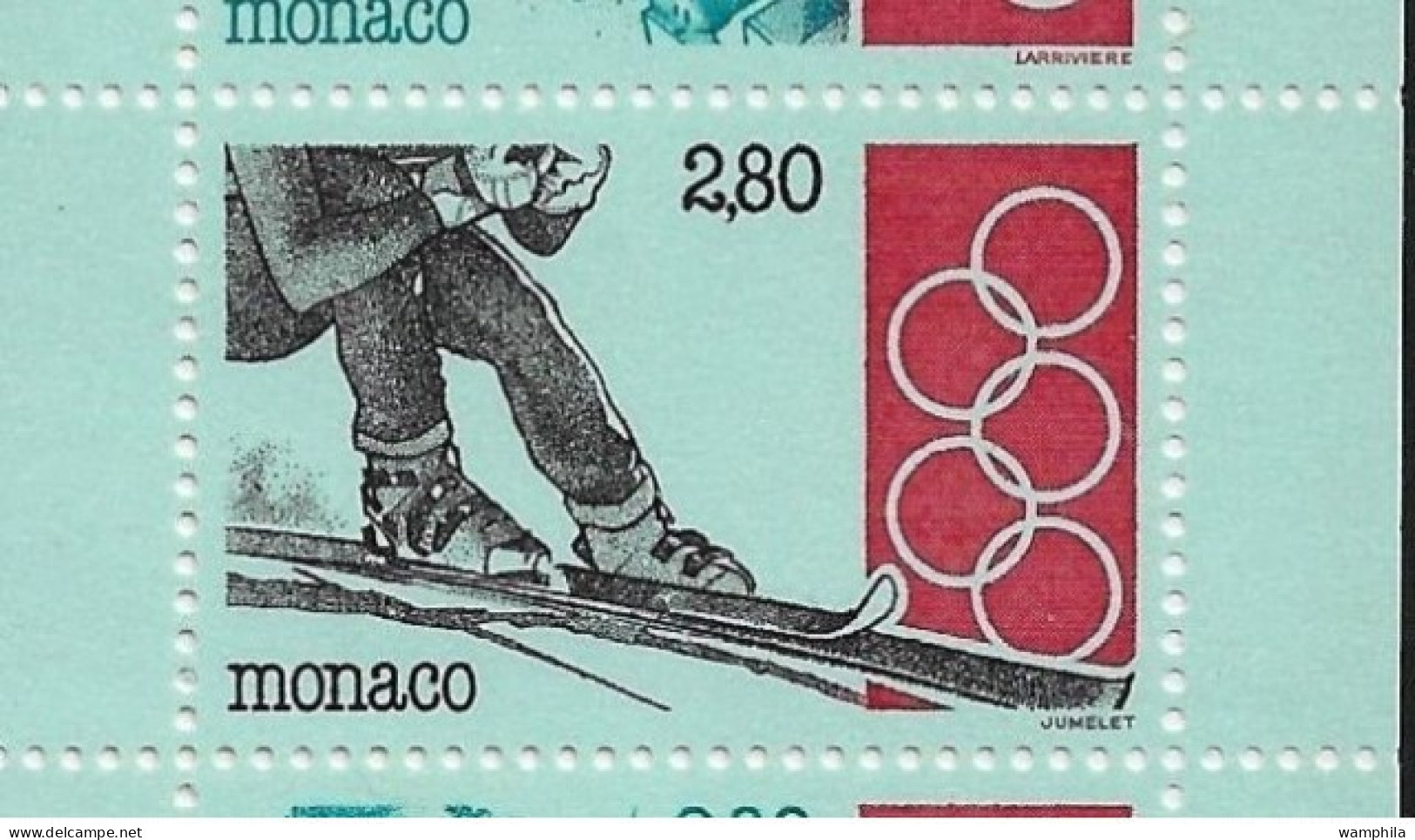 Monaco 1993. Carnet N°10, J.O .bobsleigh, Ski, Voile, Aviron, Natation, Cyclisme, - Booklets