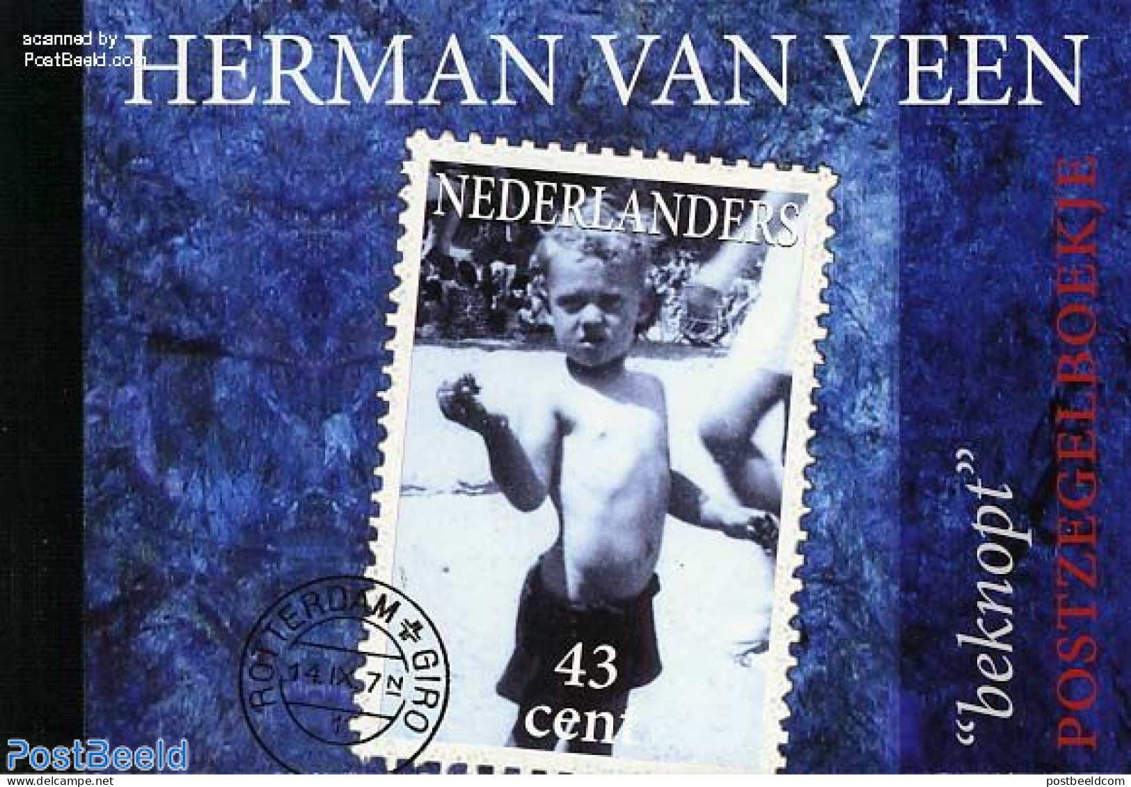 Netherlands - Personal Stamps TNT/PNL 2008 Herman Van Veen, Prestige Booklet, Mint NH, Performance Art - Music - Popul.. - Musique