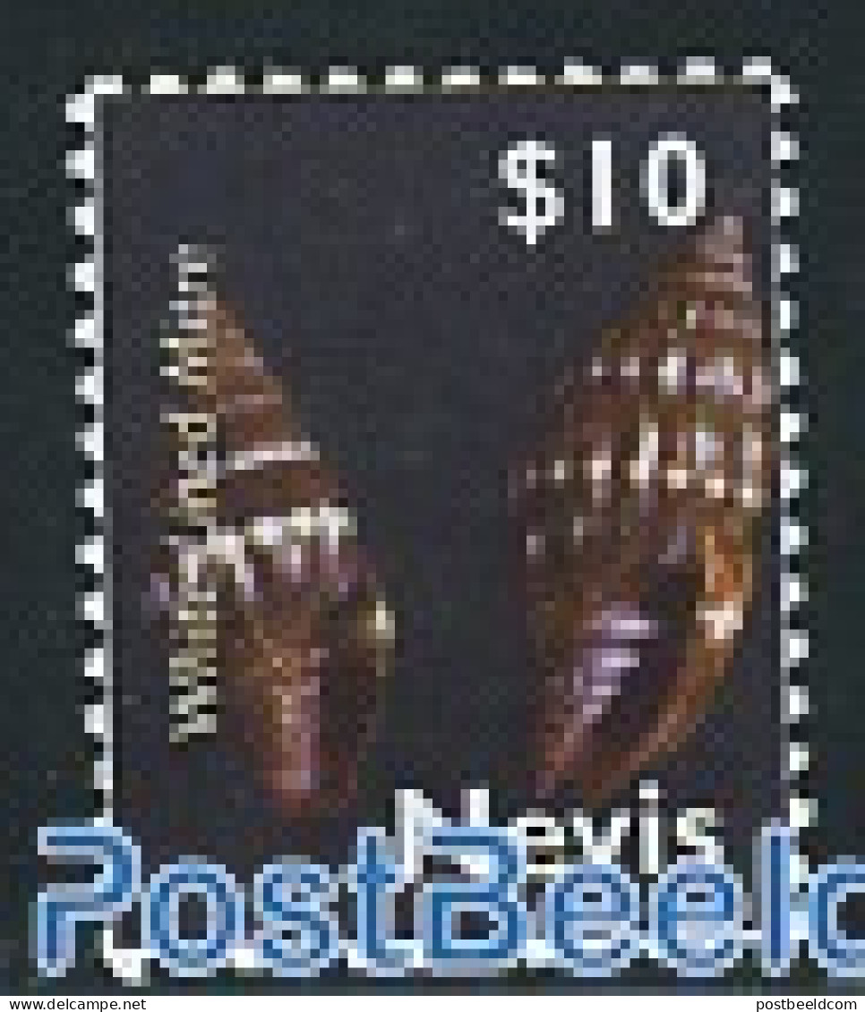 Nevis 2007 Definitive, Shell 1v ($10), Mint NH, Nature - Shells & Crustaceans - Marine Life