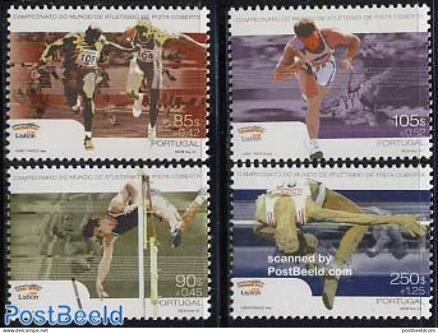 Portugal 2001 Athletics 4v, Mint NH, Sport - Athletics - Sport (other And Mixed) - Unused Stamps