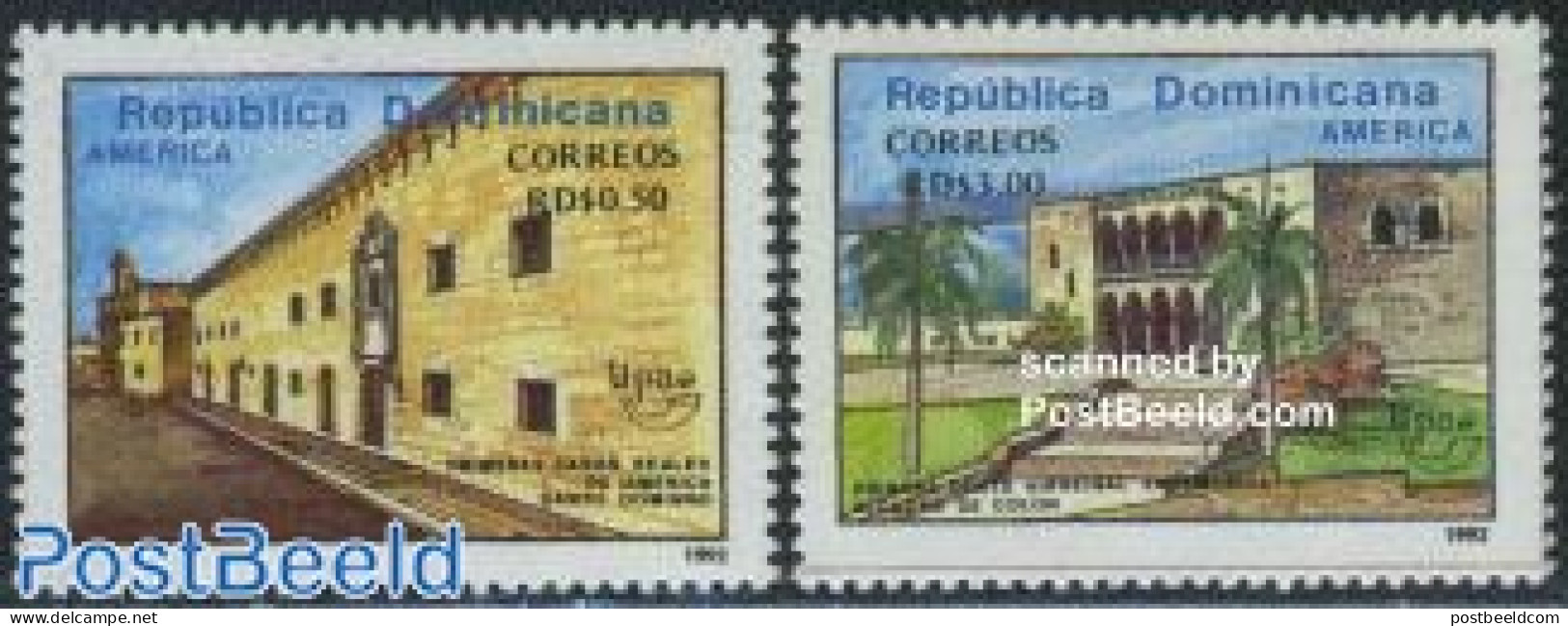 Dominican Republic 1992 UPAEP 2v, Mint NH, U.P.A.E. - Other & Unclassified