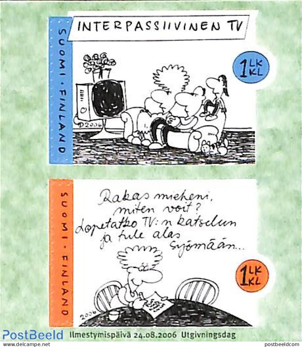 Finland 2006 Comics 2v S-a, Mint NH, Art - Comics (except Disney) - Ungebraucht