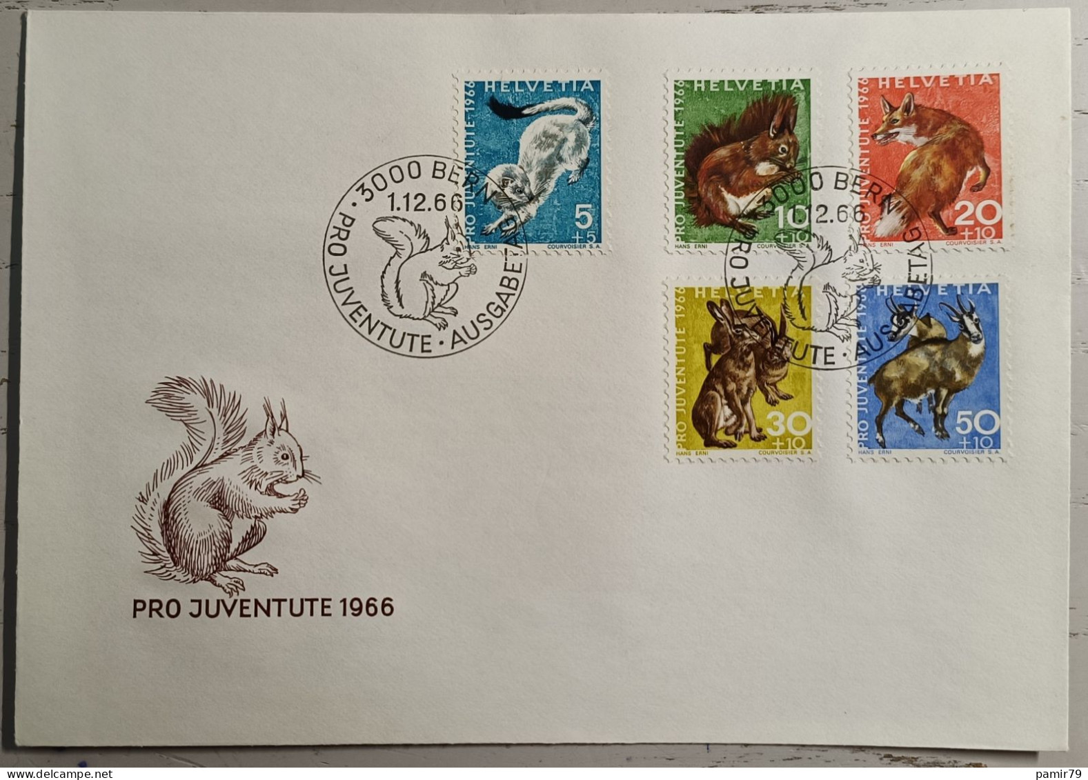 1966 FDC Pro Juventute - FDC