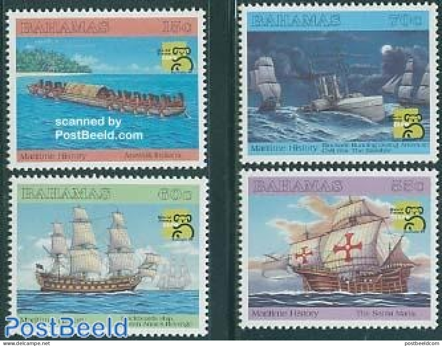 Bahamas 1999 Australia 99 4v, Mint NH, Transport - Ships And Boats - Ships