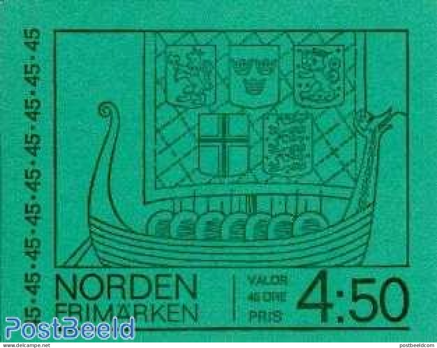 Sweden 1969 Norden Booklet, Mint NH, History - Transport - Europa Hang-on Issues - Stamp Booklets - Ships And Boats - Neufs