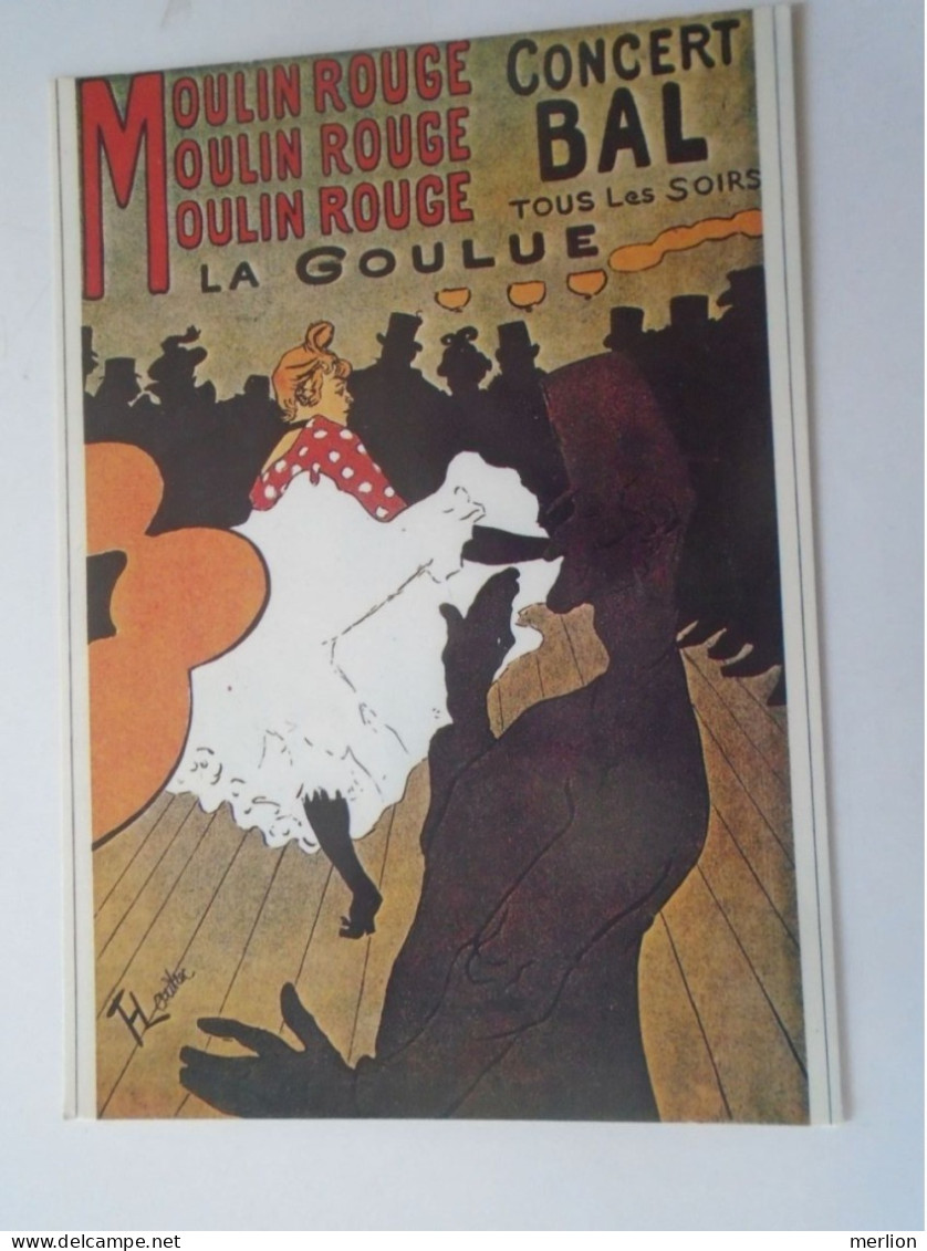 D203230     CPM -  H.TOULOUSE-LAUTREC - "Danse Et Magie" Concert Bal Le Moulin-Rouge …Edition F.Nugeron - Entertainers