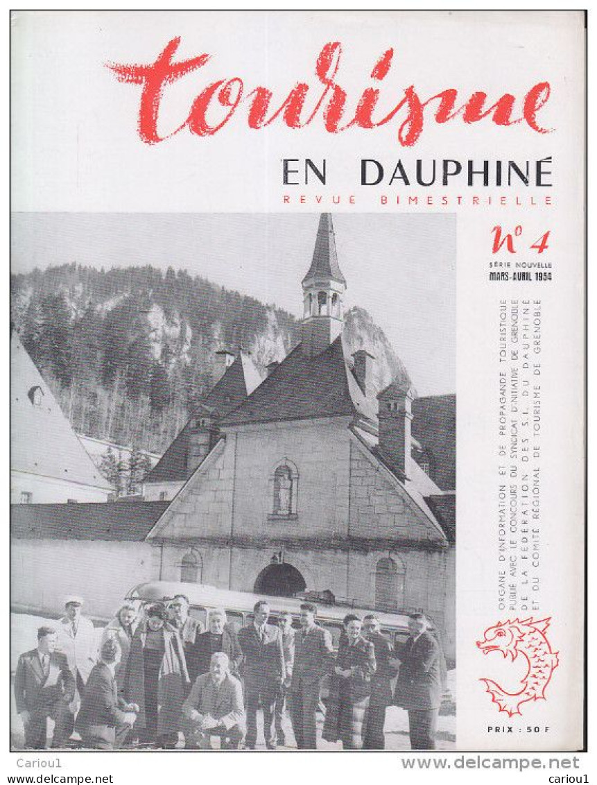 C1 Tourisme En DAUPHINE 4 1954 DAUPHINE THERMAL Thermalisme GRENOBLE Chamrousse PORT INCLUS France - Rhône-Alpes