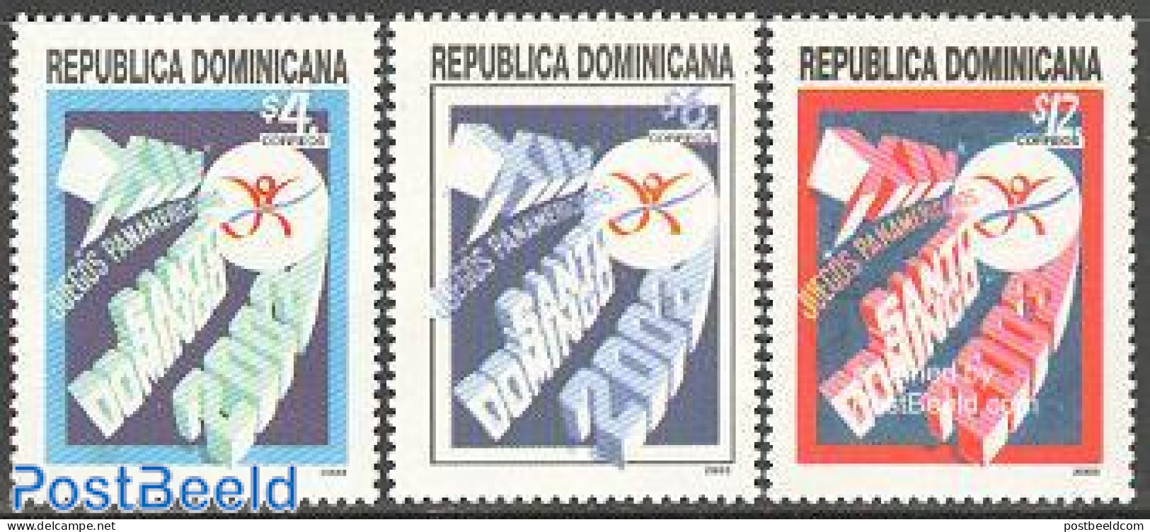 Dominican Republic 2003 Pan American Games 3v, Mint NH, Sport - Sport (other And Mixed) - Other & Unclassified