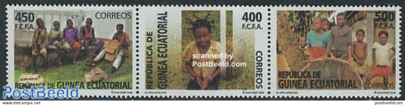 Equatorial Guinea 2008 Children 3v [::], Mint NH - Äquatorial-Guinea