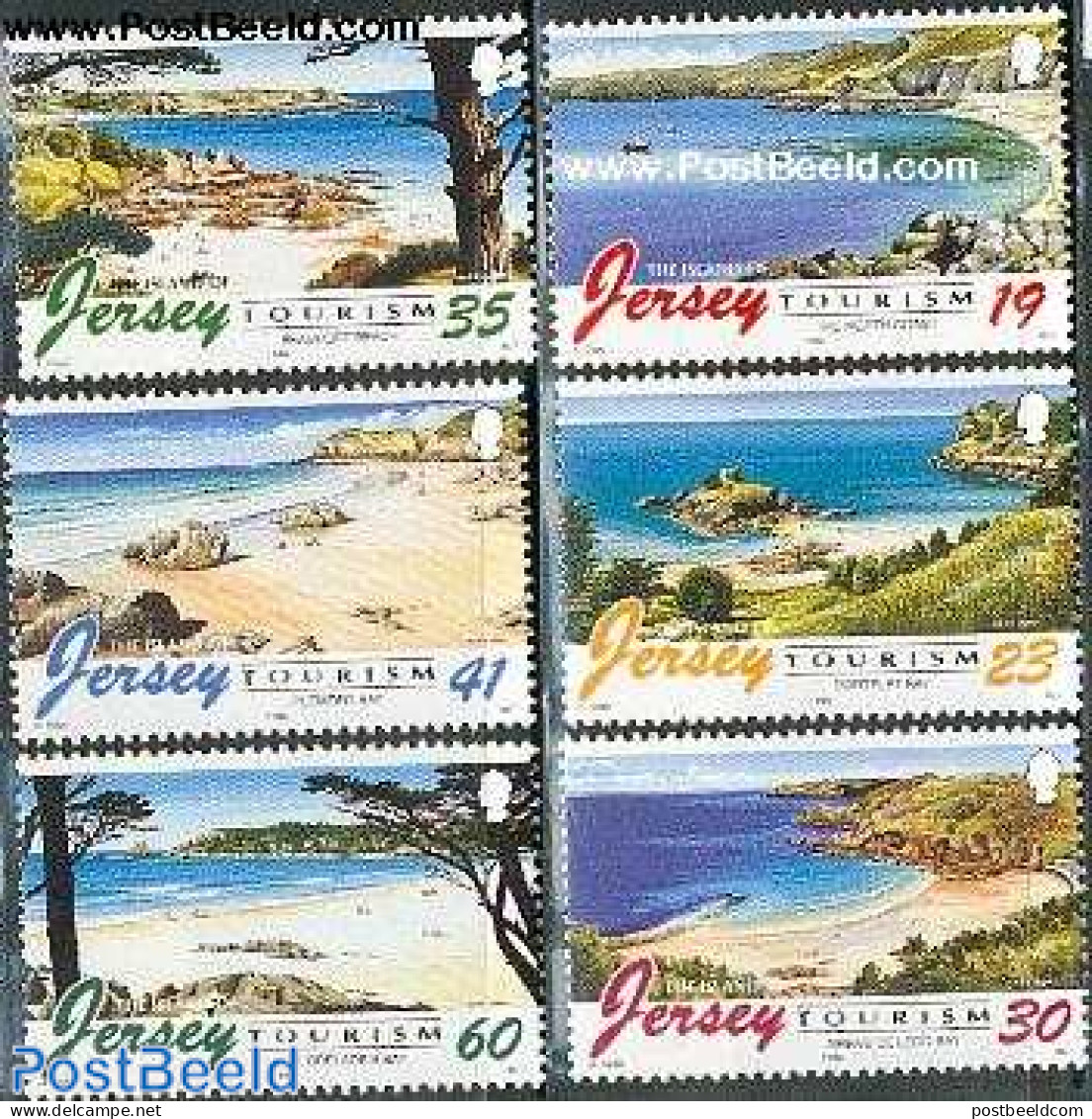 Jersey 1996 Tourism 6v, Mint NH, Transport - Various - Ships And Boats - Tourism - Ships