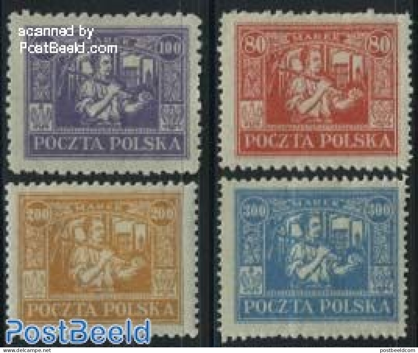 Poland 1923 East Upper Silesia, Definitives 4v, Unused (hinged) - Unused Stamps
