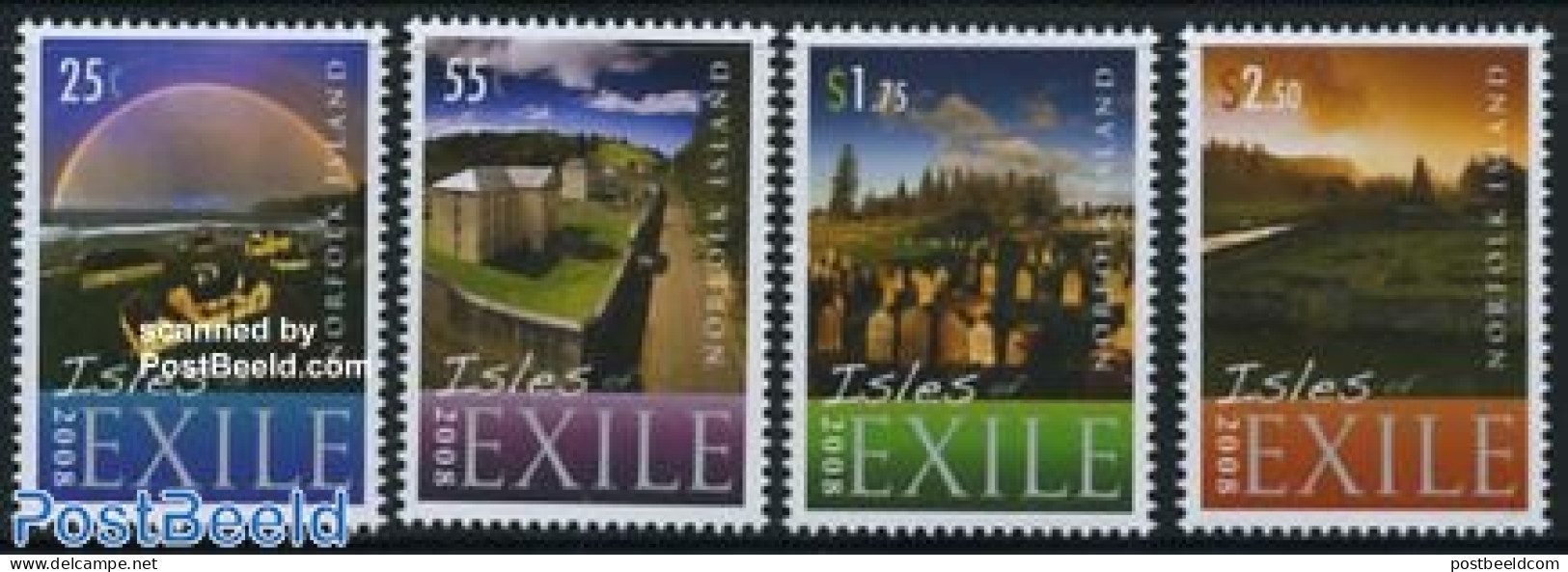 Norfolk Island 2008 Exile Islands 4v, Mint NH - Other & Unclassified
