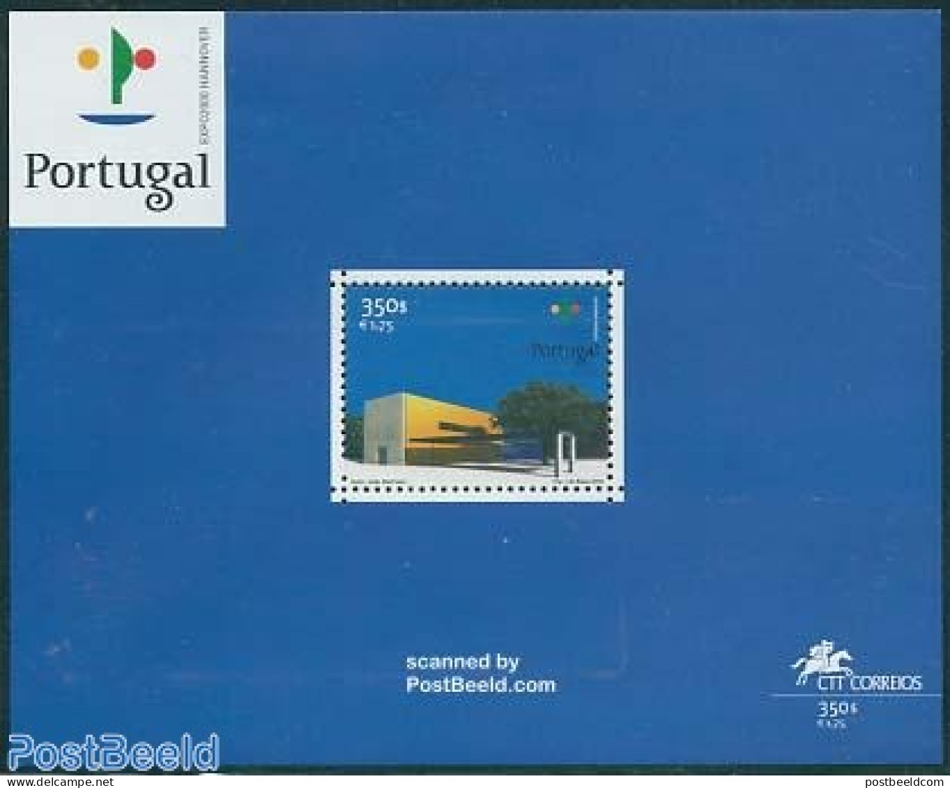 Portugal 2000 Expo Hannover S/s, Mint NH, Various - World Expositions - Art - Modern Architecture - Neufs