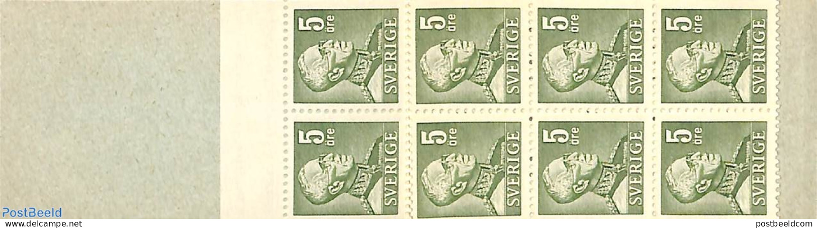 Sweden 1939 King Gustav V Booklet, Mint NH - Unused Stamps